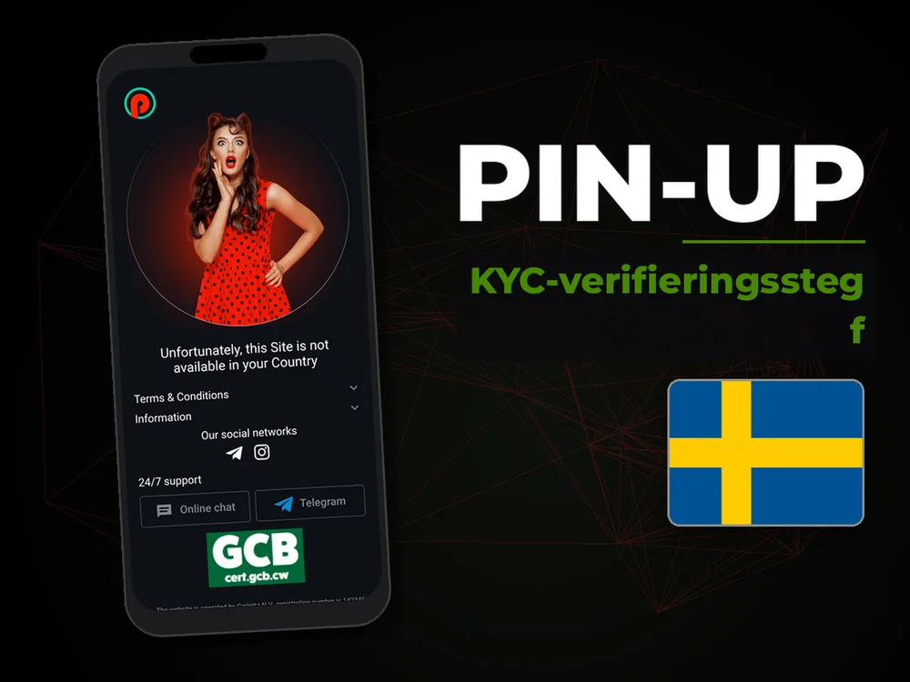 Pin-Up - KYC-verifieringssteg f